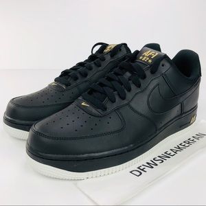 nike air force 1 gold leaf crest